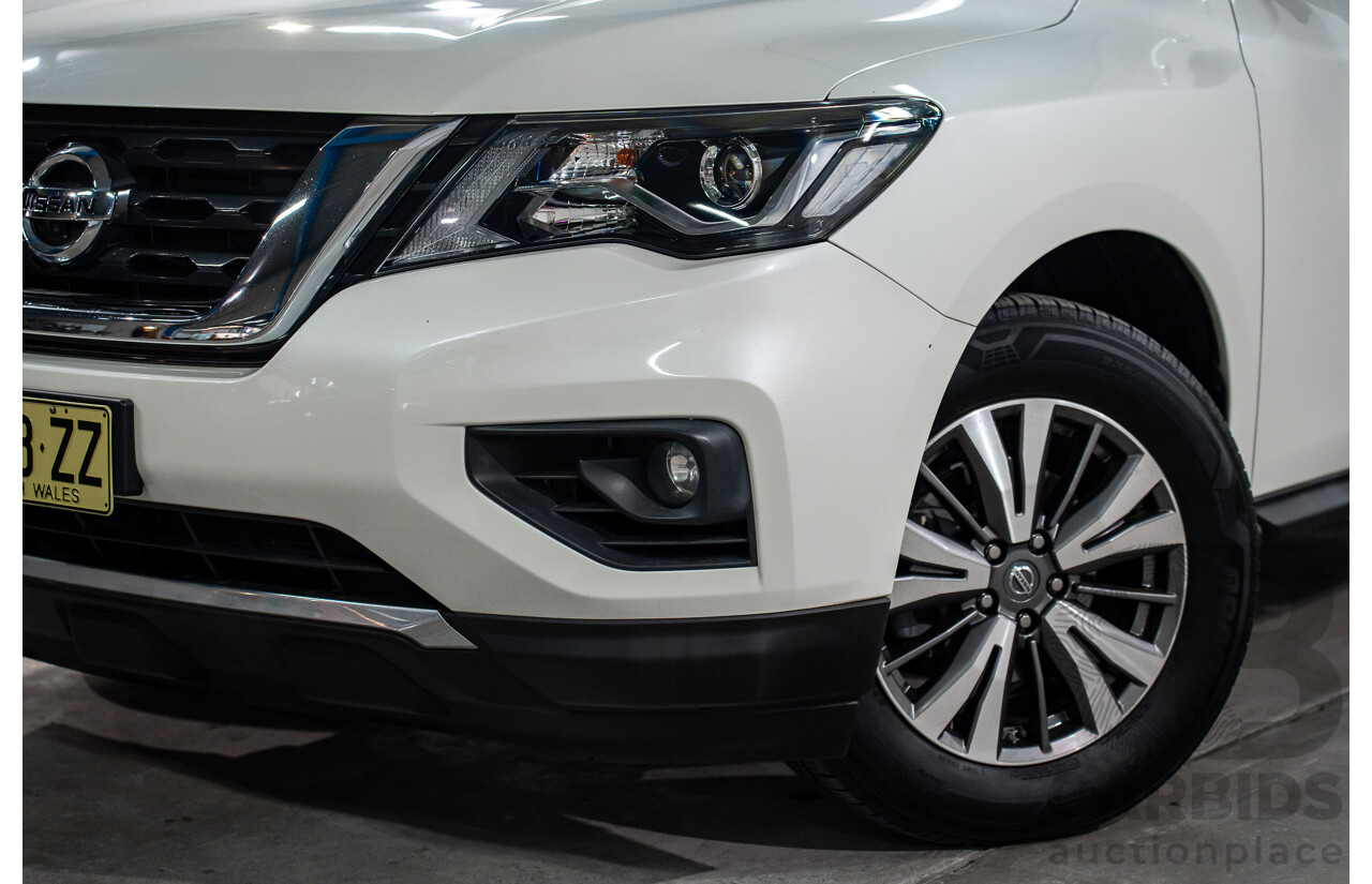 03/2019 Nissan Pathfinder ST-L (FWD) R52 MY19 Series III 4d Wagon Pearl White V6 3.5L