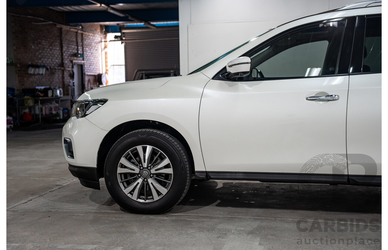 03/2019 Nissan Pathfinder ST-L (FWD) R52 MY19 Series III 4d Wagon Pearl White V6 3.5L