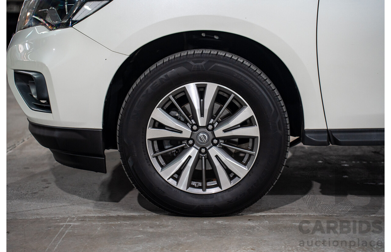 03/2019 Nissan Pathfinder ST-L (FWD) R52 MY19 Series III 4d Wagon Pearl White V6 3.5L