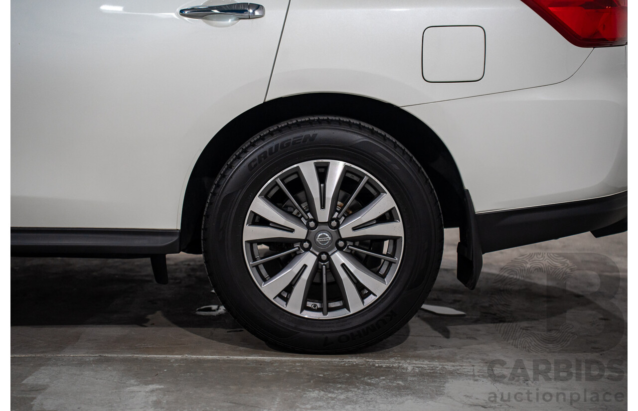 03/2019 Nissan Pathfinder ST-L (FWD) R52 MY19 Series III 4d Wagon Pearl White V6 3.5L