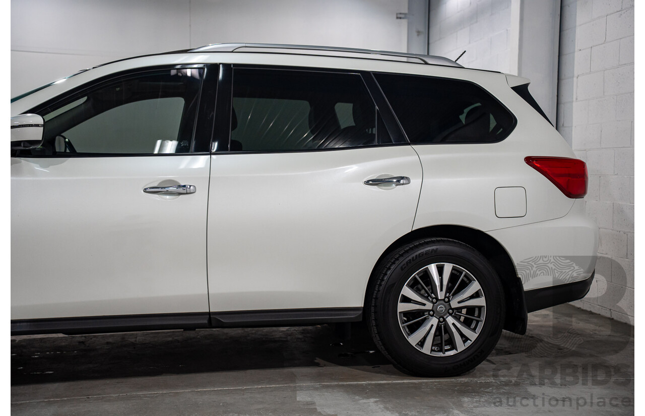 03/2019 Nissan Pathfinder ST-L (FWD) R52 MY19 Series III 4d Wagon Pearl White V6 3.5L
