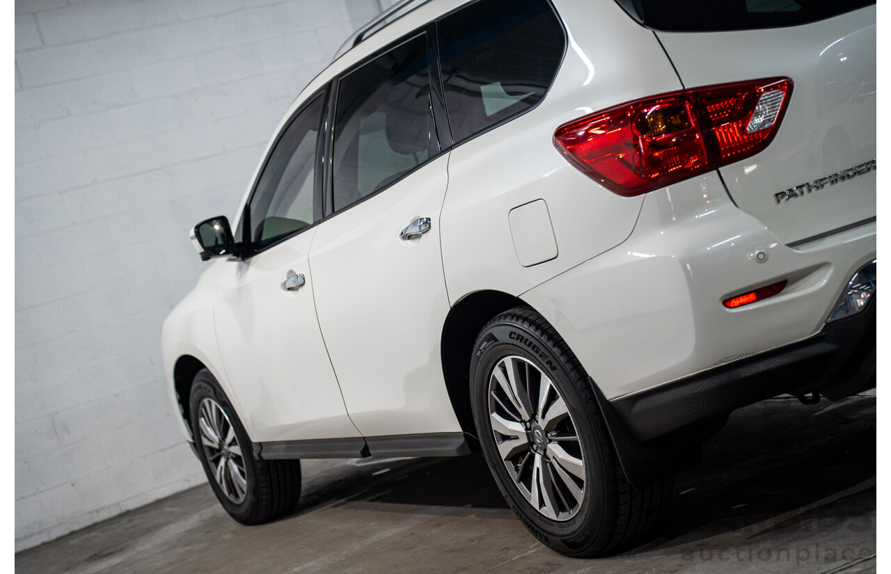 03/2019 Nissan Pathfinder ST-L (FWD) R52 MY19 Series III 4d Wagon Pearl White V6 3.5L