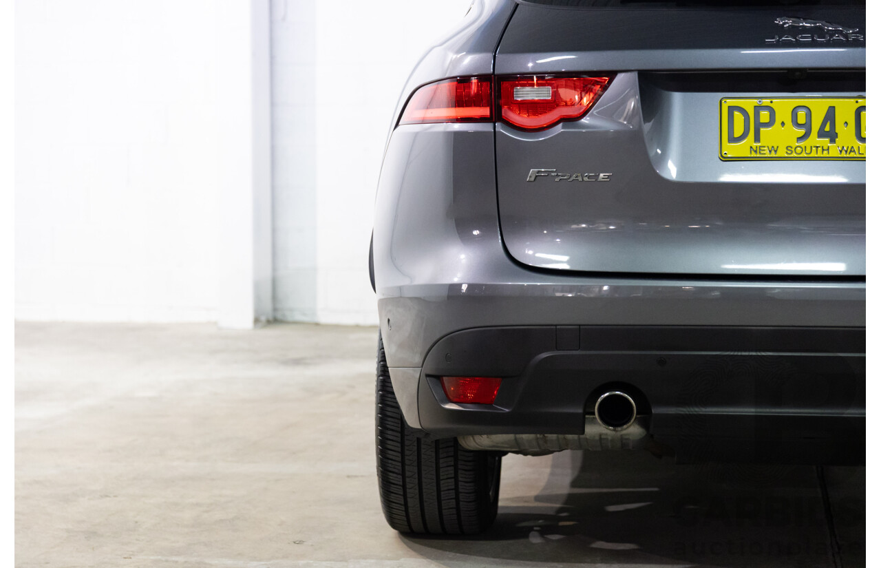 7/2016 Jaguar F-Pace 35t R-Sport (AWD) 4D Wagon Ammonite Grey Metallic Supercharged V6 3.0L