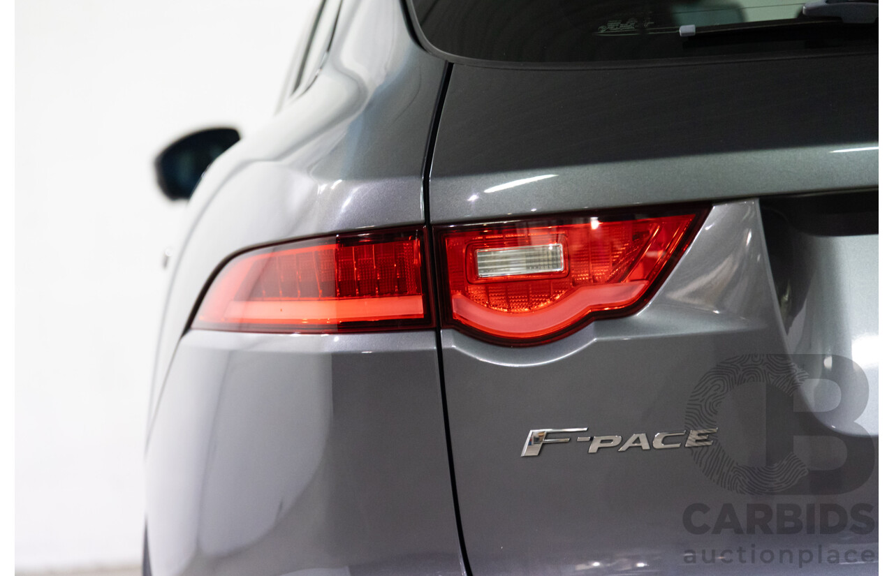 7/2016 Jaguar F-Pace 35t R-Sport (AWD) 4D Wagon Ammonite Grey Metallic Supercharged V6 3.0L