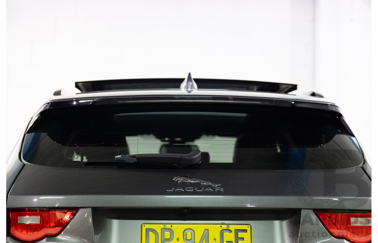 7/2016 Jaguar F-Pace 35t R-Sport (AWD) 4D Wagon Ammonite Grey Metallic Supercharged V6 3.0L