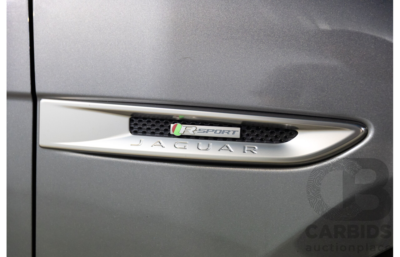 7/2016 Jaguar F-Pace 35t R-Sport (AWD) 4D Wagon Ammonite Grey Metallic Supercharged V6 3.0L