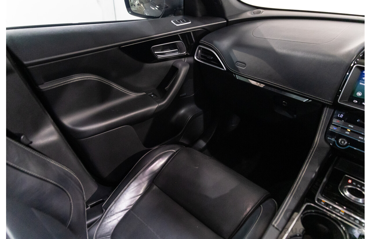 7/2016 Jaguar F-Pace 35t R-Sport (AWD) 4D Wagon Ammonite Grey Metallic Supercharged V6 3.0L