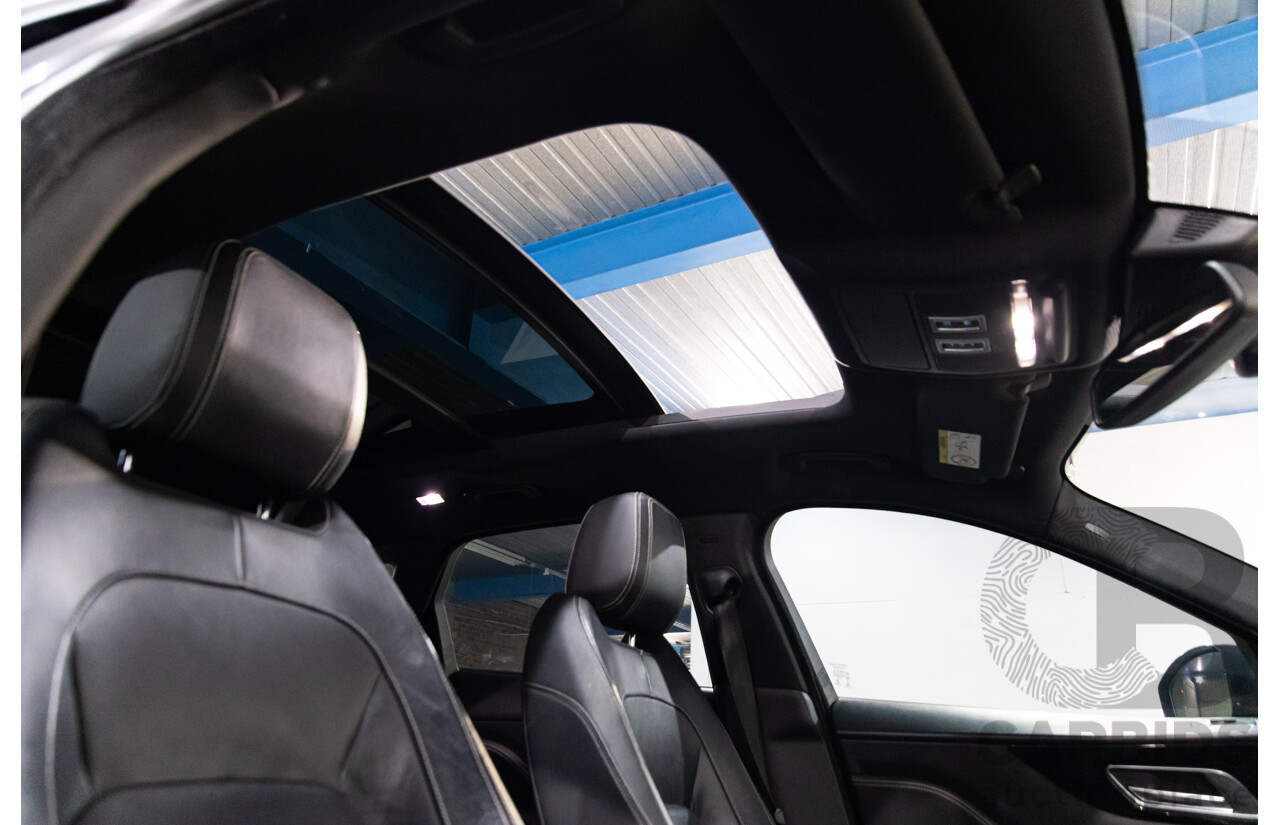 7/2016 Jaguar F-Pace 35t R-Sport (AWD) 4D Wagon Ammonite Grey Metallic Supercharged V6 3.0L