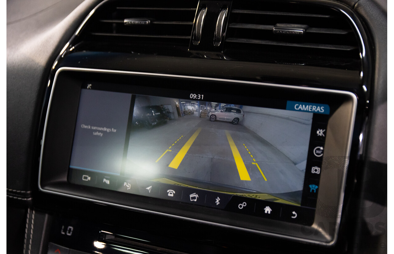 7/2016 Jaguar F-Pace 35t R-Sport (AWD) 4D Wagon Ammonite Grey Metallic Supercharged V6 3.0L