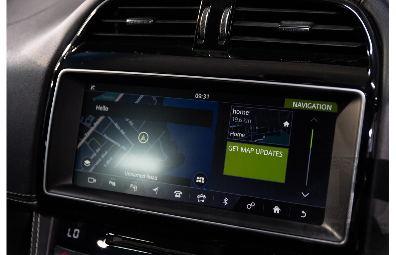 7/2016 Jaguar F-Pace 35t R-Sport (AWD) 4D Wagon Ammonite Grey Metallic Supercharged V6 3.0L