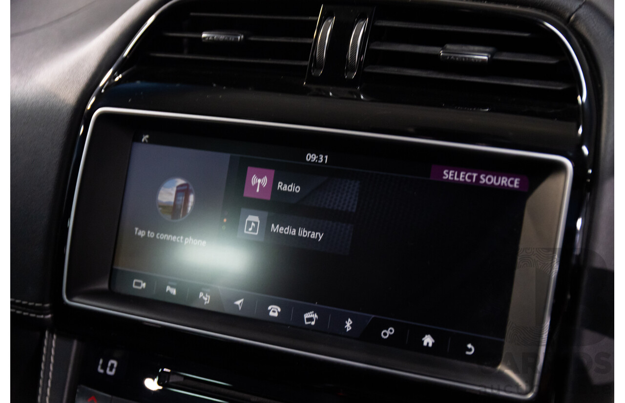 7/2016 Jaguar F-Pace 35t R-Sport (AWD) 4D Wagon Ammonite Grey Metallic Supercharged V6 3.0L