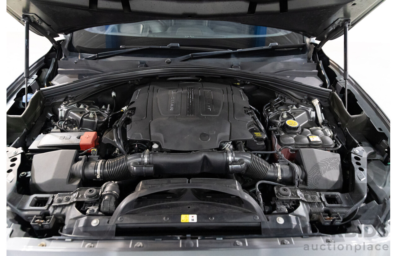 7/2016 Jaguar F-Pace 35t R-Sport (AWD) 4D Wagon Ammonite Grey Metallic Supercharged V6 3.0L