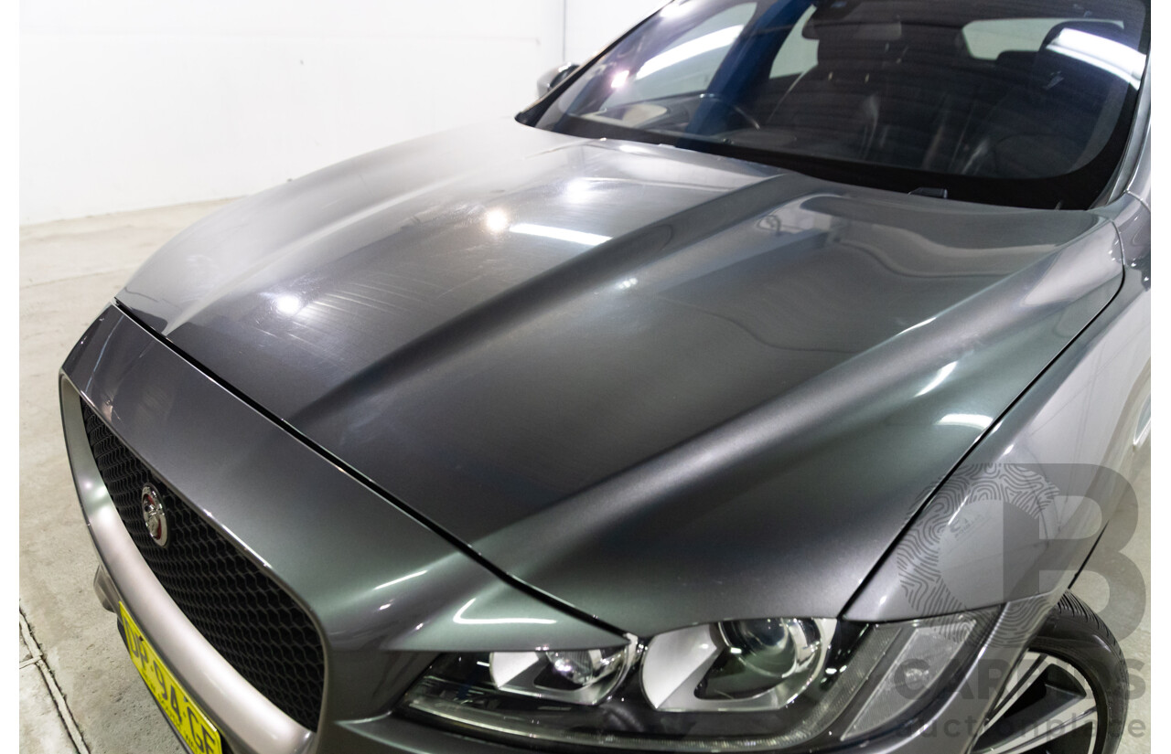 7/2016 Jaguar F-Pace 35t R-Sport (AWD) 4D Wagon Ammonite Grey Metallic Supercharged V6 3.0L