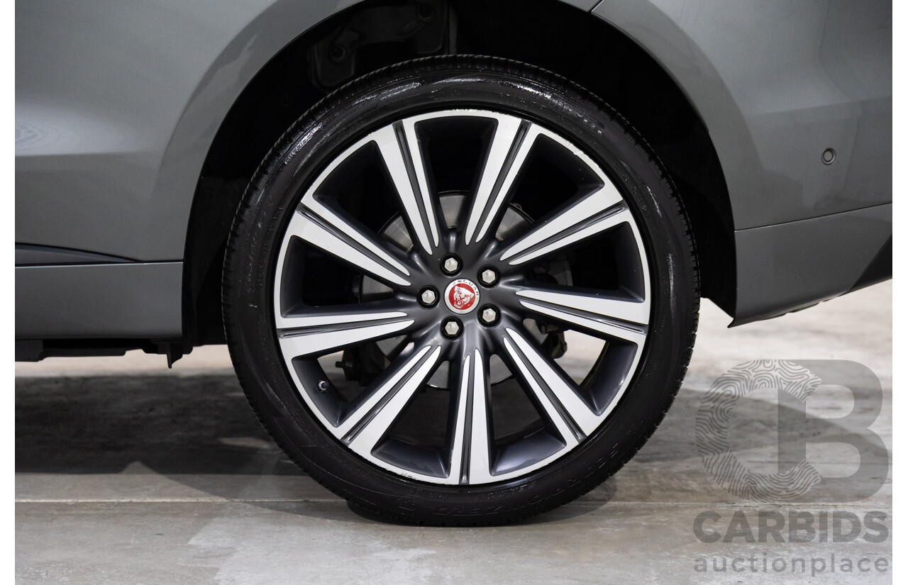 7/2016 Jaguar F-Pace 35t R-Sport (AWD) 4D Wagon Ammonite Grey Metallic Supercharged V6 3.0L