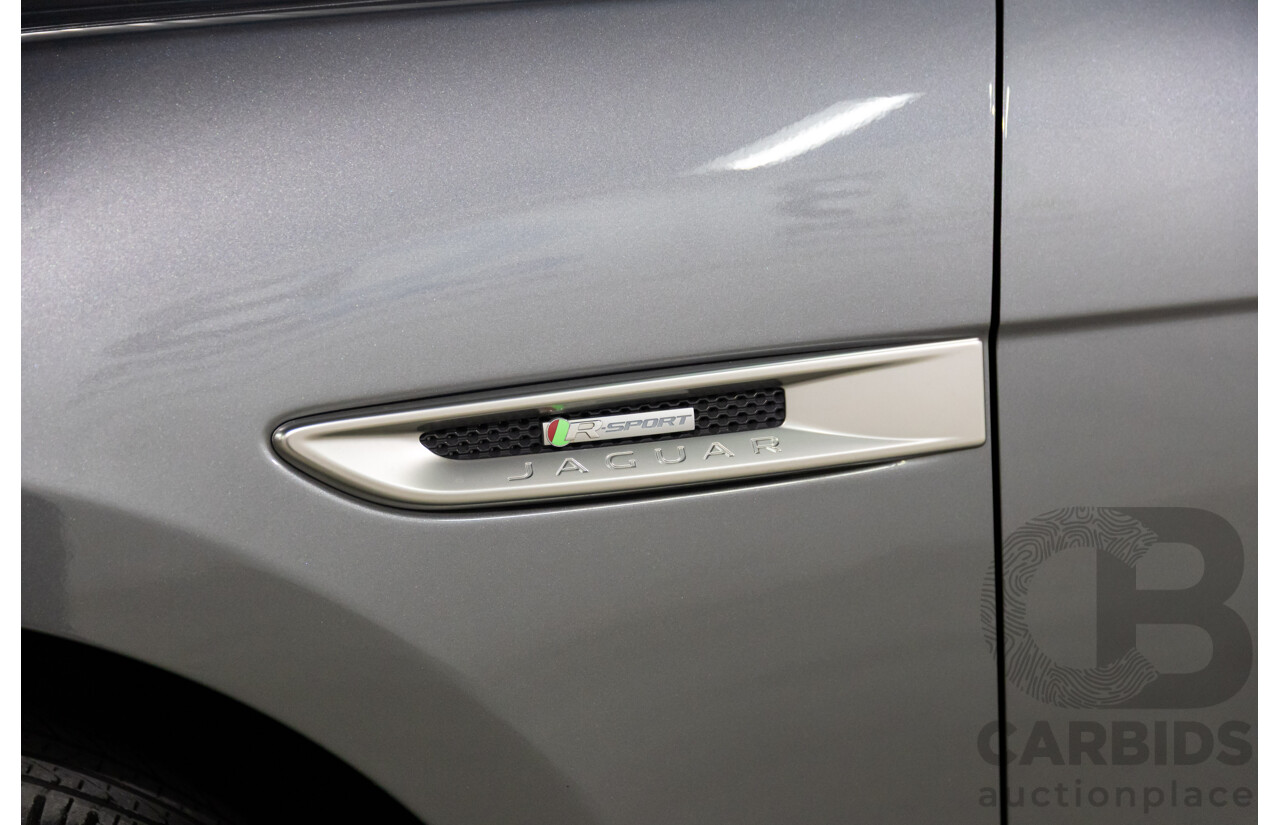 7/2016 Jaguar F-Pace 35t R-Sport (AWD) 4D Wagon Ammonite Grey Metallic Supercharged V6 3.0L