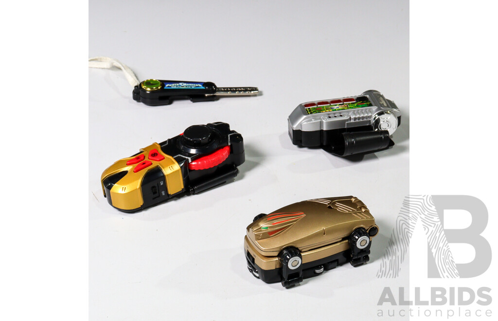 1997 Bandai Power Rangers Galaxy Morpher, 2002 Bandai Wind Morpher and 2001 Bandai Growl Phone