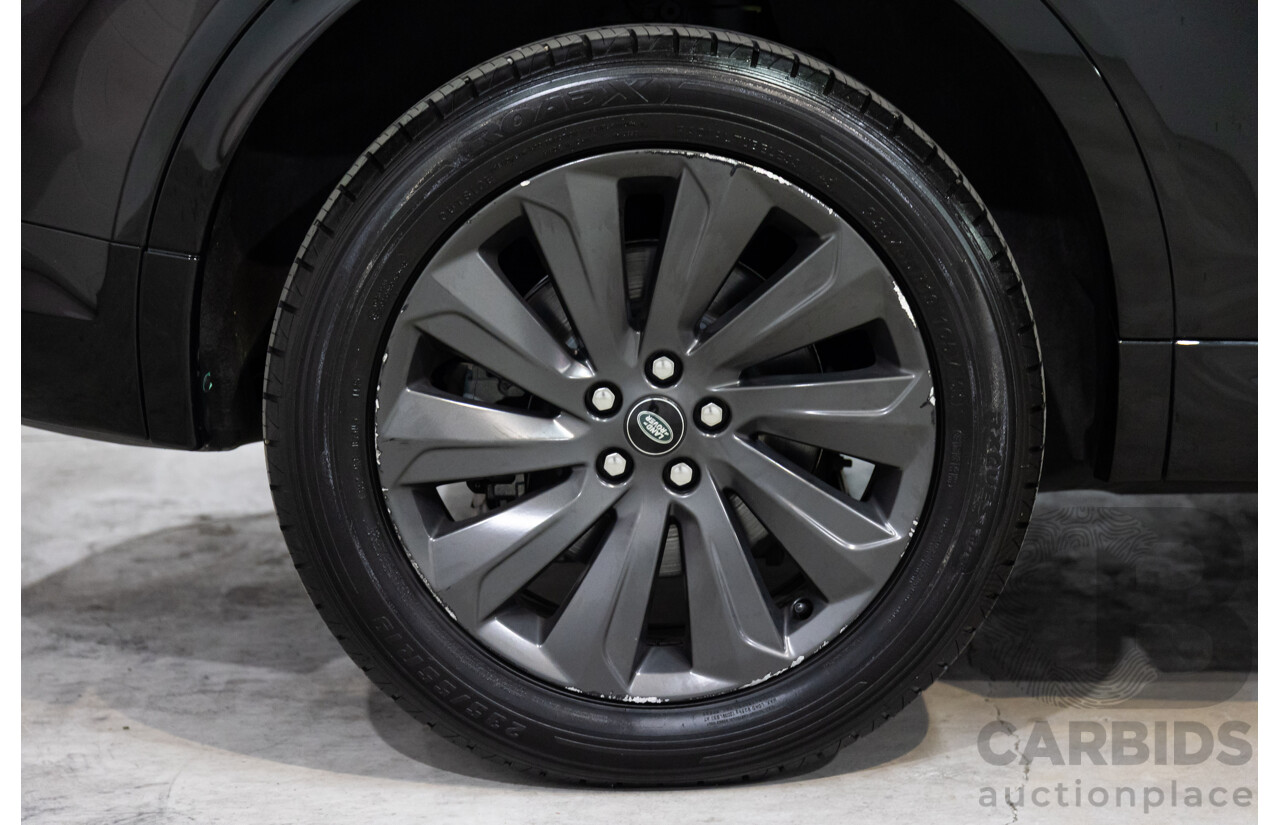10/2019 Land Rover Discovery Sport D180 R-Dynamic SE (132kW) AWD L550 MY20 4D Wagon Santorini Black Metallic Turbo Diesel 2.0L - 7 Seater