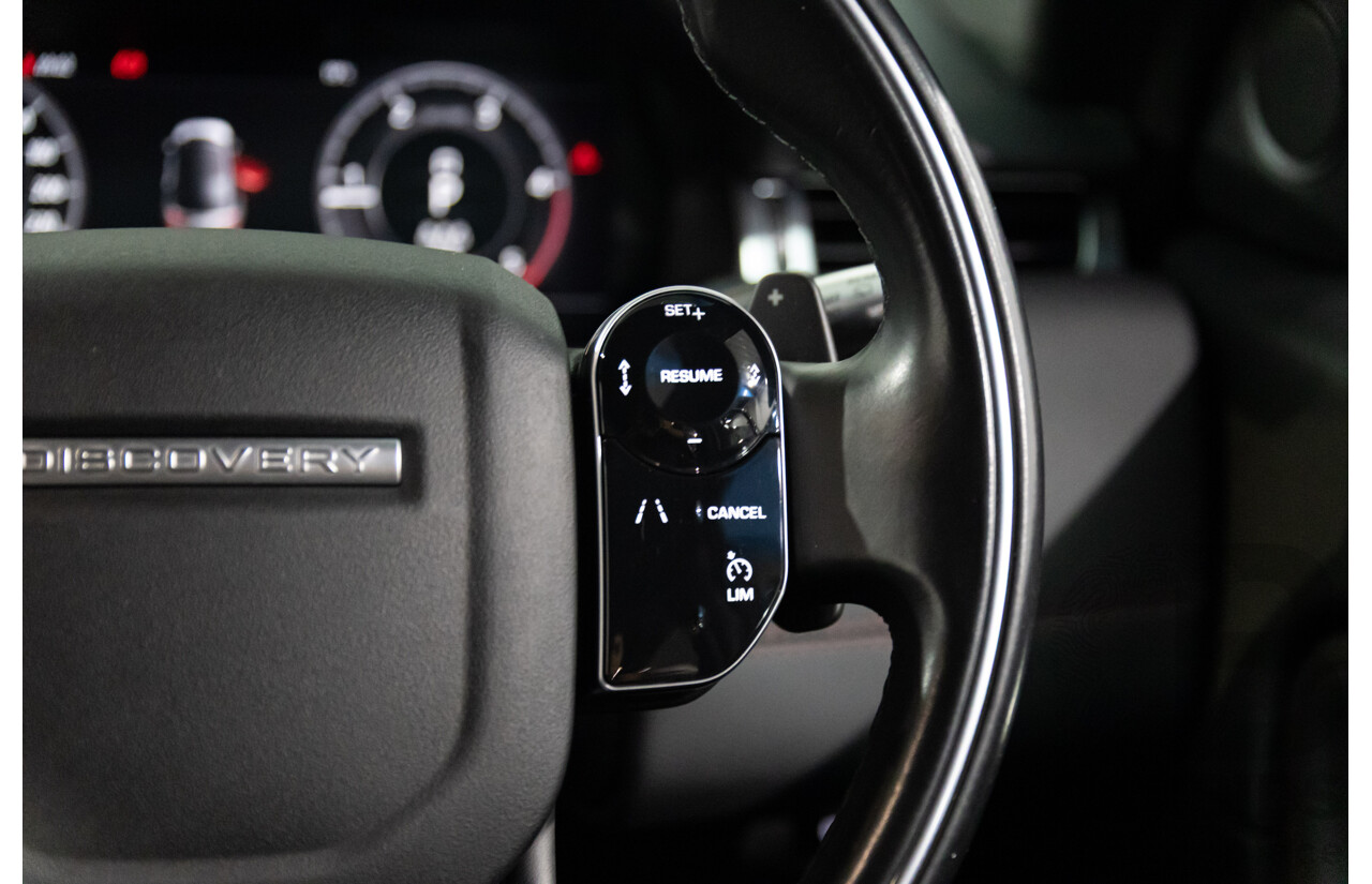 10/2019 Land Rover Discovery Sport D180 R-Dynamic SE (132kW) AWD L550 MY20 4D Wagon Santorini Black Metallic Turbo Diesel 2.0L - 7 Seater