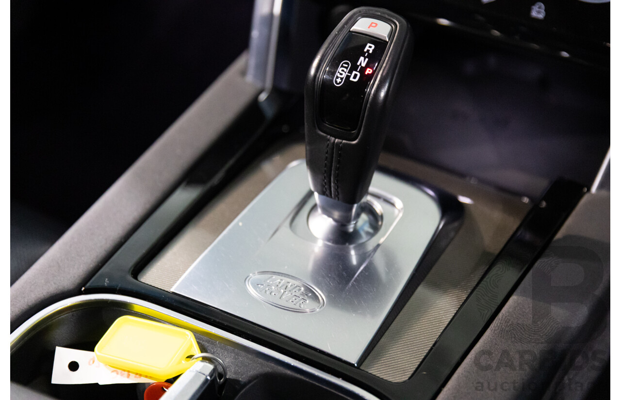 10/2019 Land Rover Discovery Sport D180 R-Dynamic SE (132kW) AWD L550 MY20 4D Wagon Santorini Black Metallic Turbo Diesel 2.0L - 7 Seater