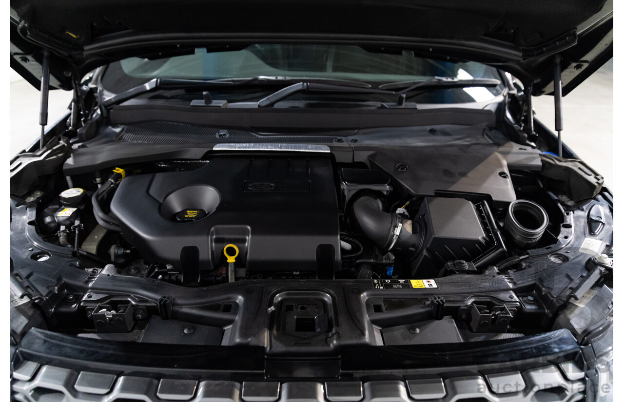 10/2019 Land Rover Discovery Sport D180 R-Dynamic SE (132kW) AWD L550 MY20 4D Wagon Santorini Black Metallic Turbo Diesel 2.0L - 7 Seater