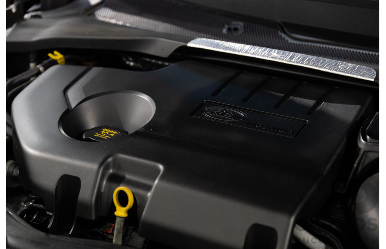 10/2019 Land Rover Discovery Sport D180 R-Dynamic SE (132kW) AWD L550 MY20 4D Wagon Santorini Black Metallic Turbo Diesel 2.0L - 7 Seater