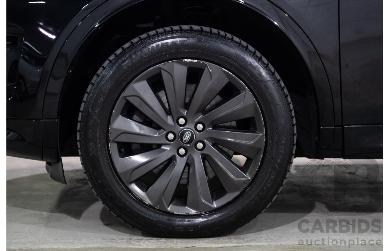 10/2019 Land Rover Discovery Sport D180 R-Dynamic SE (132kW) AWD L550 MY20 4D Wagon Santorini Black Metallic Turbo Diesel 2.0L - 7 Seater