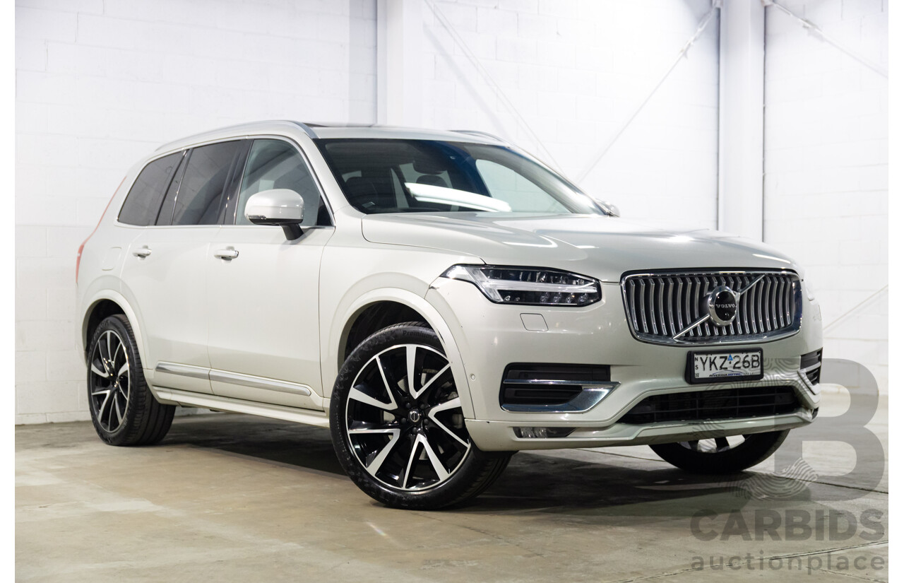 09/2021 Volvo XC90 B6 Inscription MHEV (AWD) 256 MY22 4d Wagon Bright Silver Metallic Twincharged Mild Hybrid 2.0L - 7 Seater