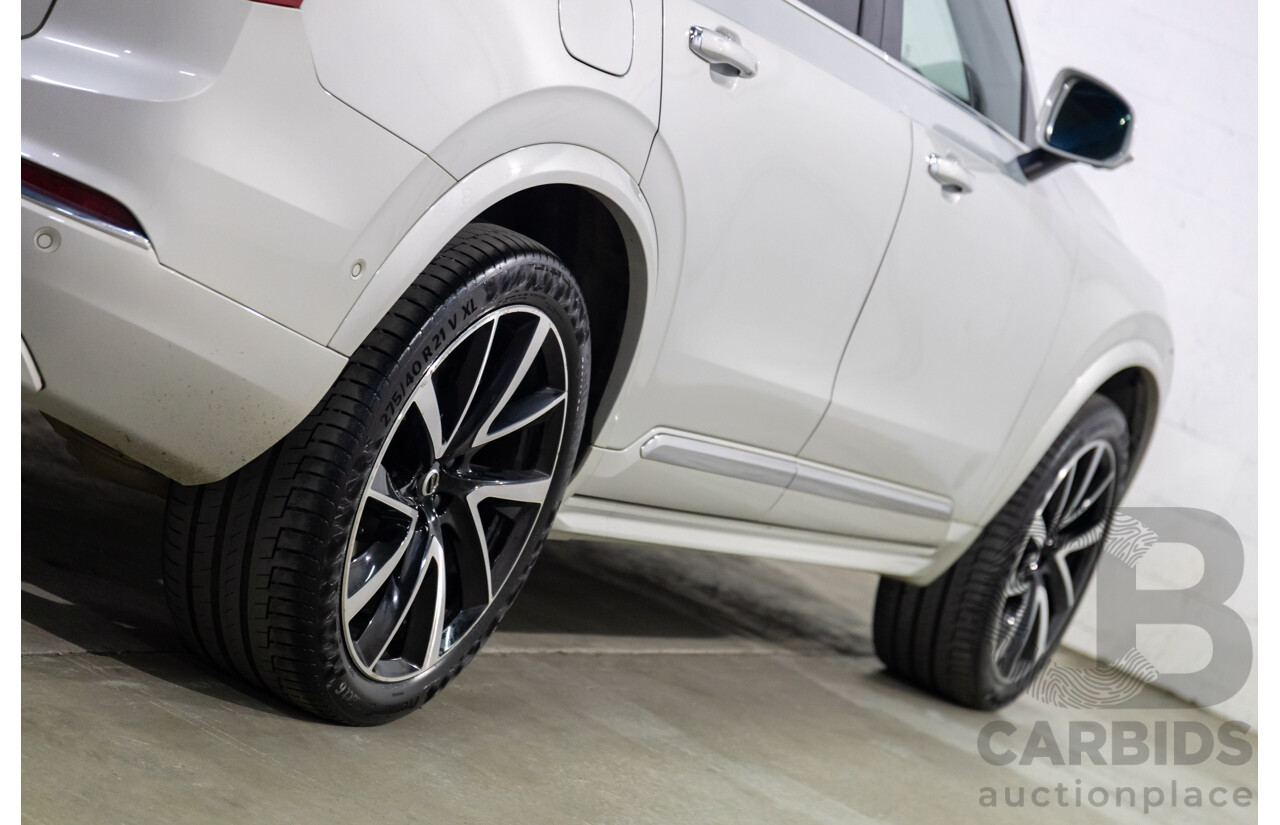 09/2021 Volvo XC90 B6 Inscription MHEV (AWD) 256 MY22 4d Wagon Bright Silver Metallic Twincharged Mild Hybrid 2.0L - 7 Seater