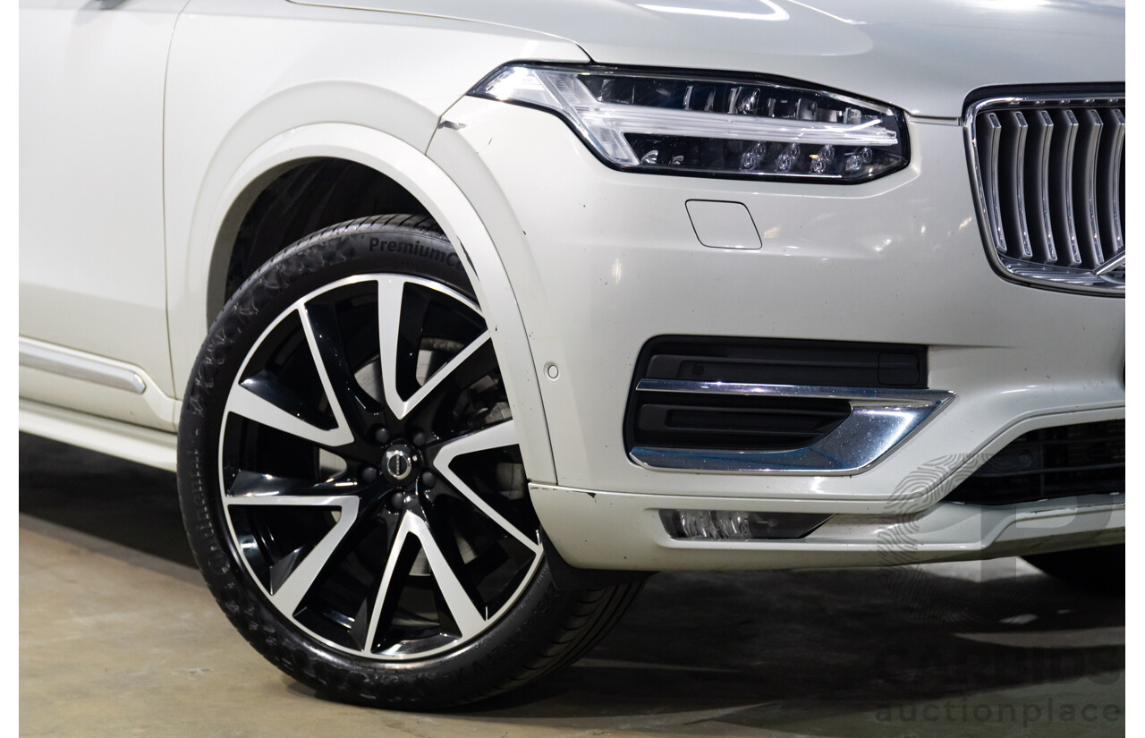 09/2021 Volvo XC90 B6 Inscription MHEV (AWD) 256 MY22 4d Wagon Bright Silver Metallic Twincharged Mild Hybrid 2.0L - 7 Seater