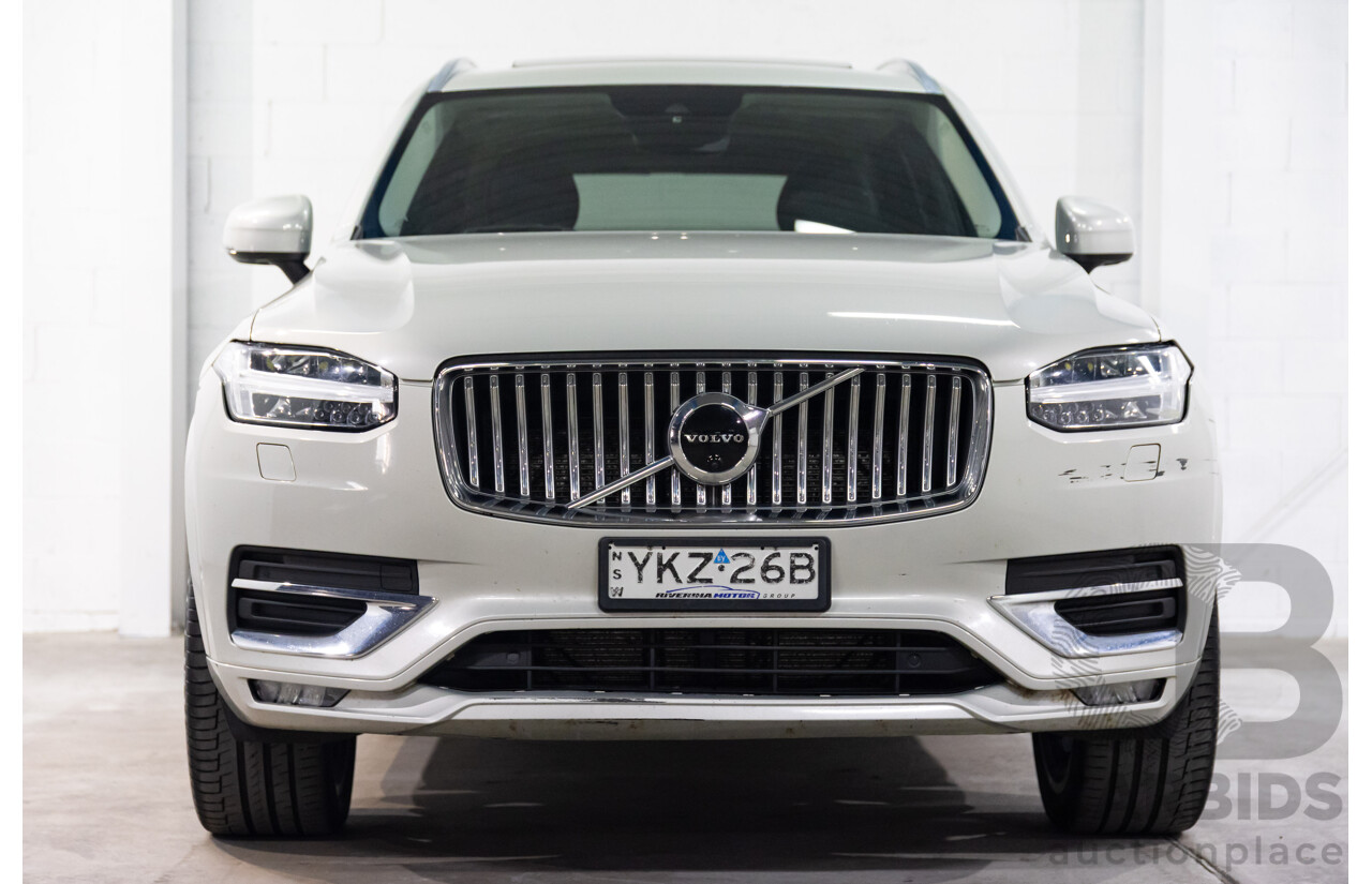 09/2021 Volvo XC90 B6 Inscription MHEV (AWD) 256 MY22 4d Wagon Bright Silver Metallic Twincharged Mild Hybrid 2.0L - 7 Seater