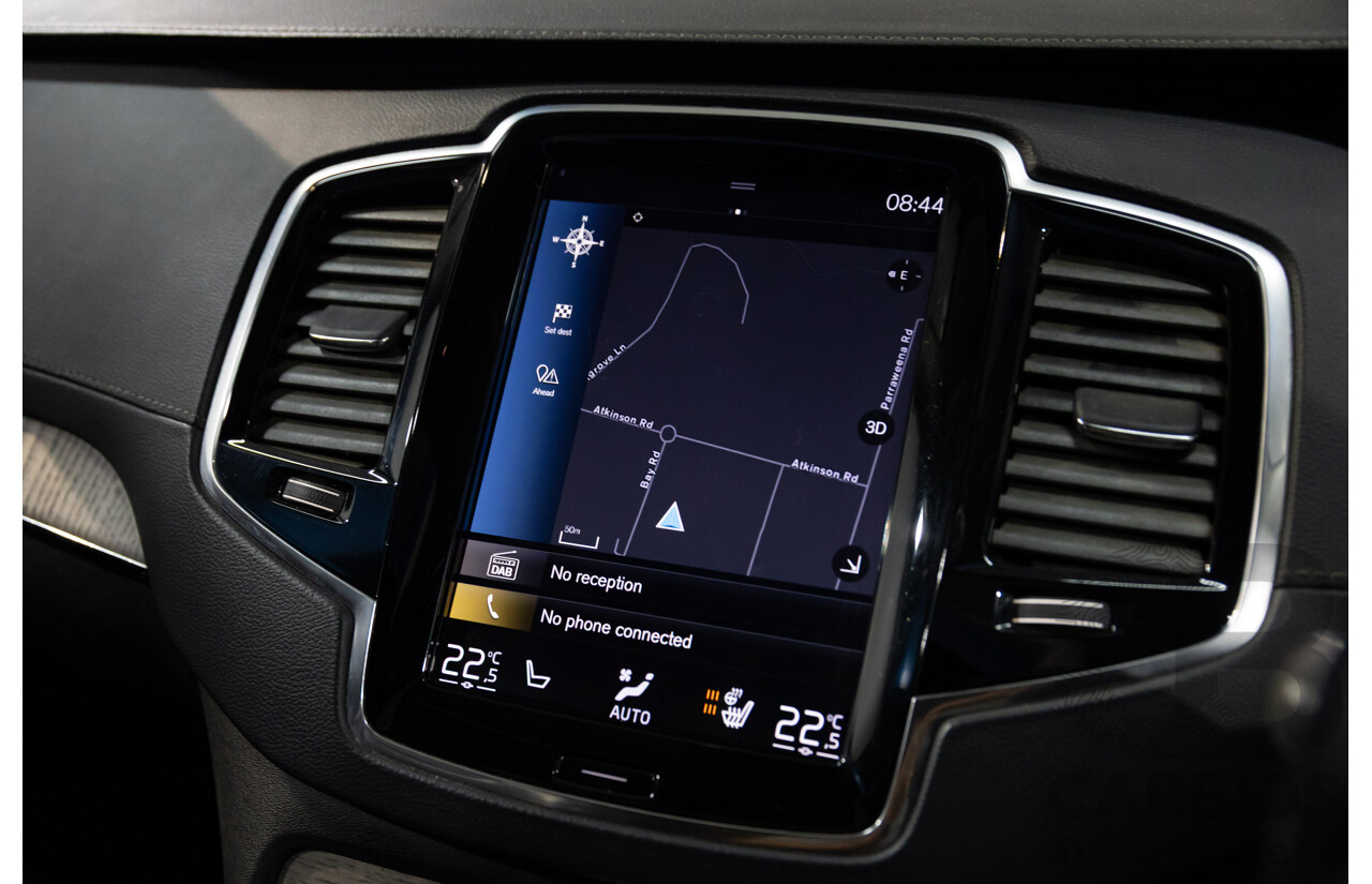 09/2021 Volvo XC90 B6 Inscription MHEV (AWD) 256 MY22 4d Wagon Bright Silver Metallic Twincharged Mild Hybrid 2.0L - 7 Seater