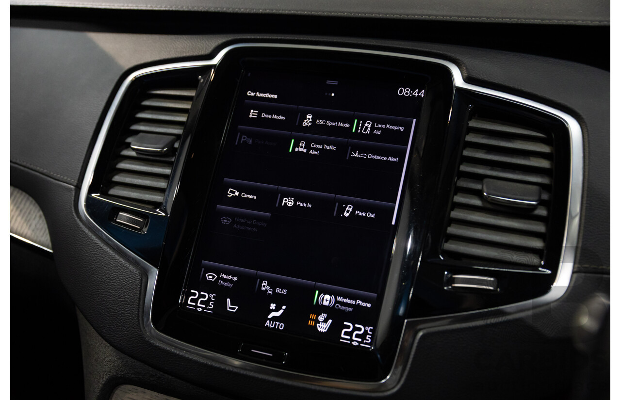 09/2021 Volvo XC90 B6 Inscription MHEV (AWD) 256 MY22 4d Wagon Bright Silver Metallic Twincharged Mild Hybrid 2.0L - 7 Seater