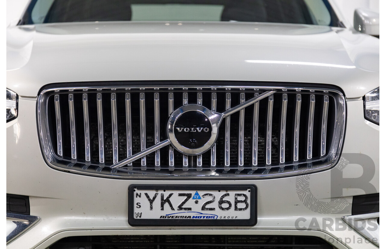 09/2021 Volvo XC90 B6 Inscription MHEV (AWD) 256 MY22 4d Wagon Bright Silver Metallic Twincharged Mild Hybrid 2.0L - 7 Seater