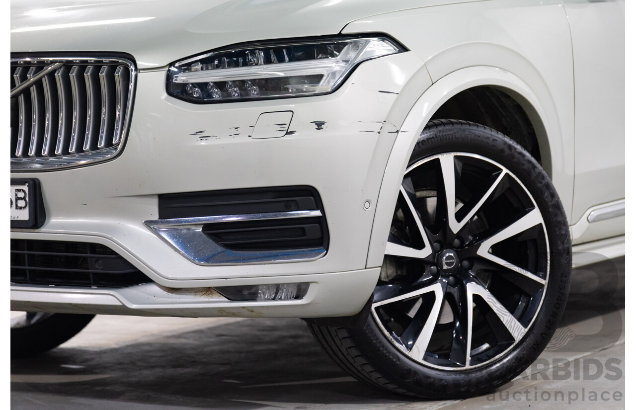 09/2021 Volvo XC90 B6 Inscription MHEV (AWD) 256 MY22 4d Wagon Bright Silver Metallic Twincharged Mild Hybrid 2.0L - 7 Seater