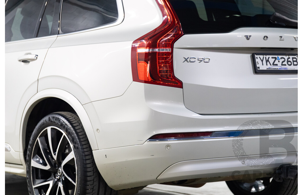 09/2021 Volvo XC90 B6 Inscription MHEV (AWD) 256 MY22 4d Wagon Bright Silver Metallic Twincharged Mild Hybrid 2.0L - 7 Seater