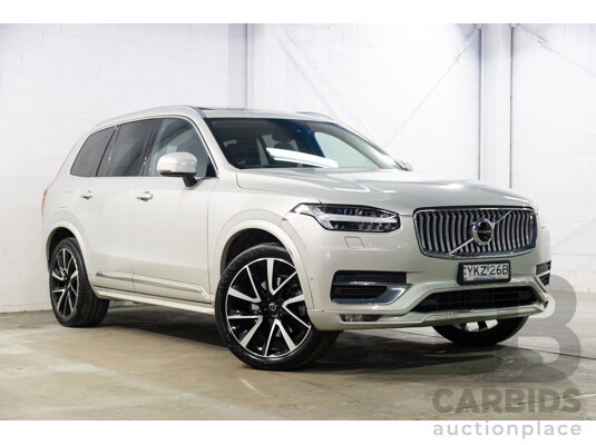 09/2021 Volvo XC90 B6 Inscription MHEV (AWD) 256 MY22 4d Wagon Bright Silver Metallic Twincharged Mild Hybrid 2.0L - 7 Seater