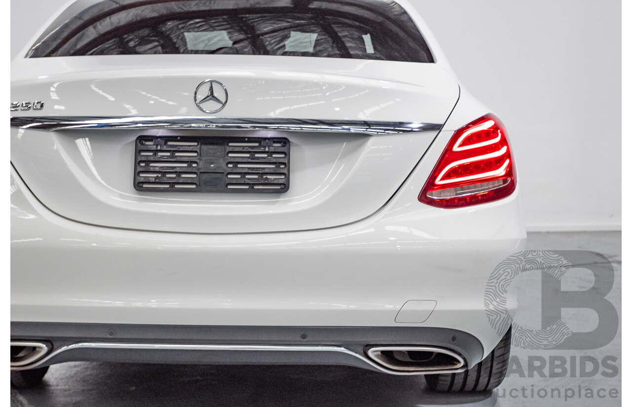 4/2016 Mercedes-Benz C250 205 MY16 4D Polar White Turbo 2.0L