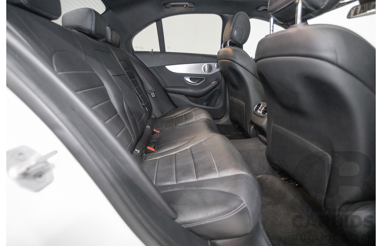 4/2016 Mercedes-Benz C250 205 MY16 4D Polar White Turbo 2.0L