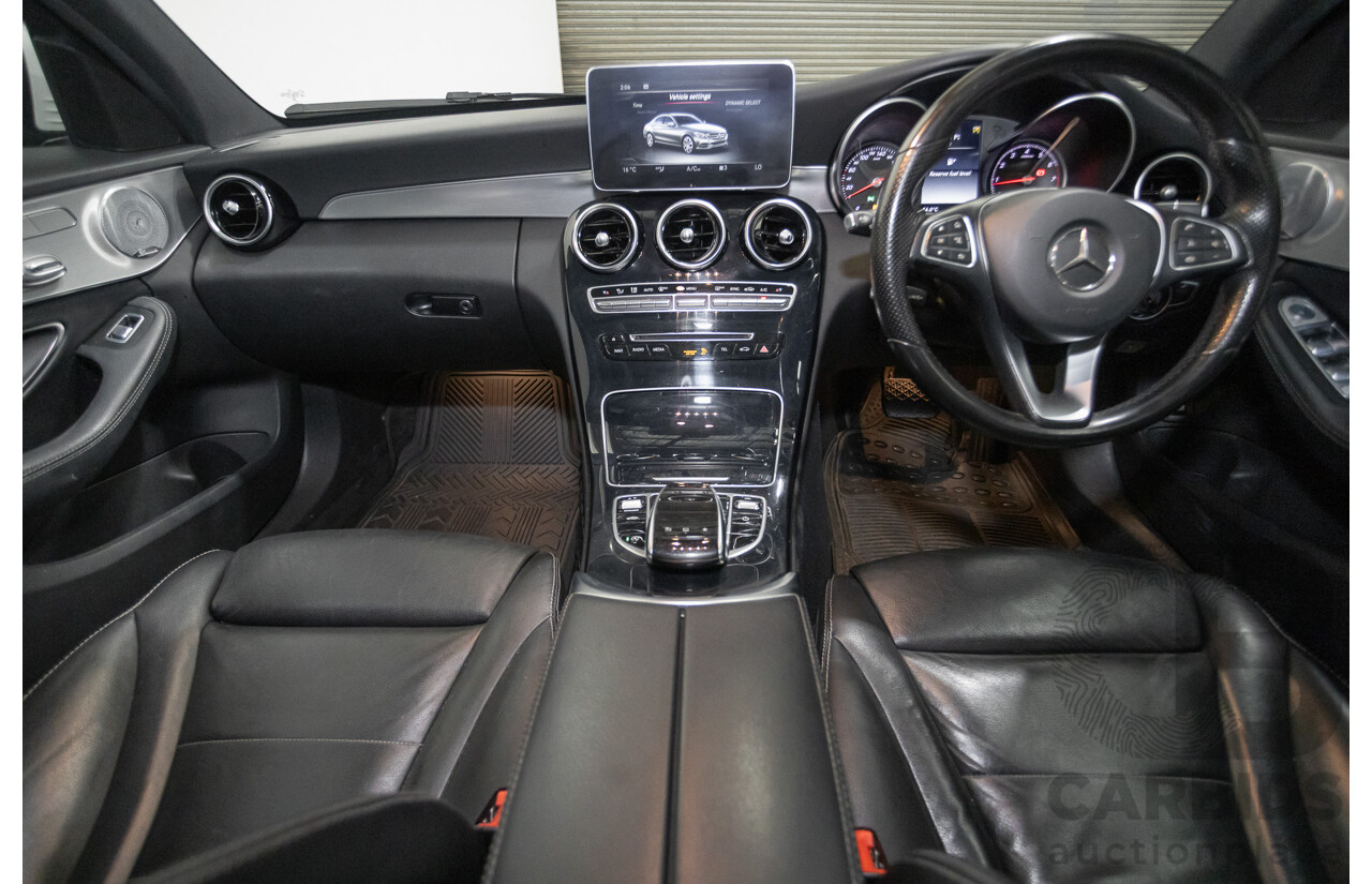 4/2016 Mercedes-Benz C250 205 MY16 4D Polar White Turbo 2.0L