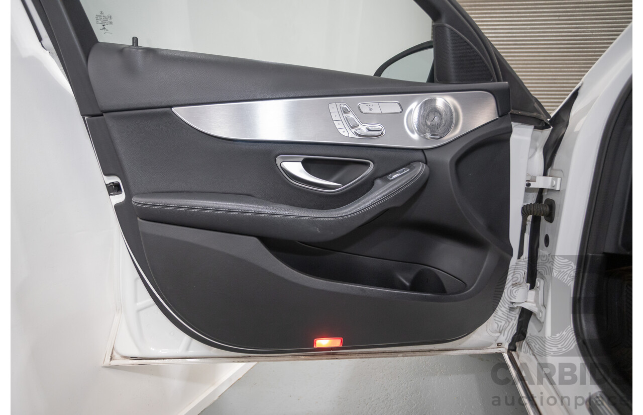 4/2016 Mercedes-Benz C250 205 MY16 4D Polar White Turbo 2.0L