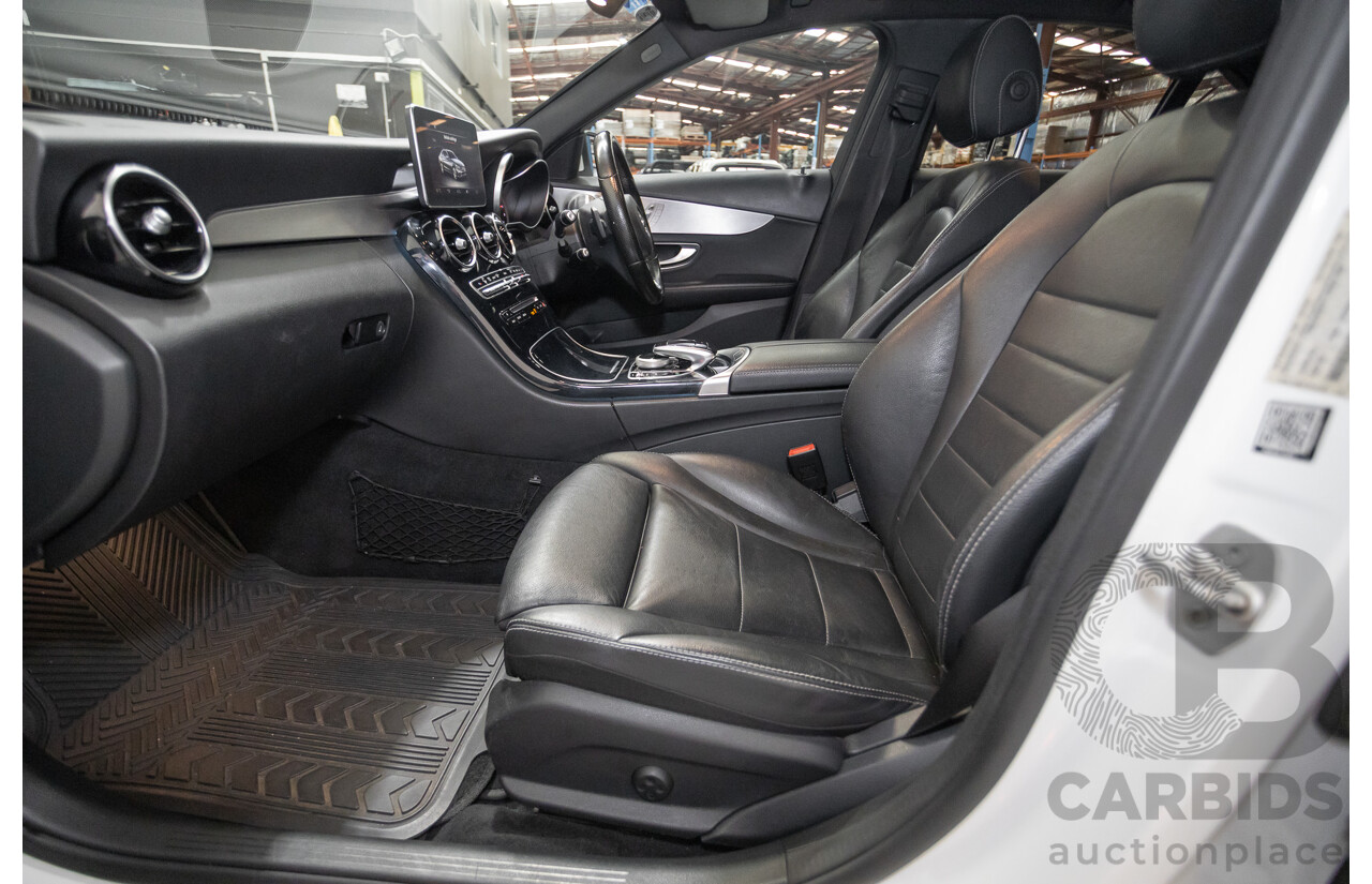 4/2016 Mercedes-Benz C250 205 MY16 4D Polar White Turbo 2.0L