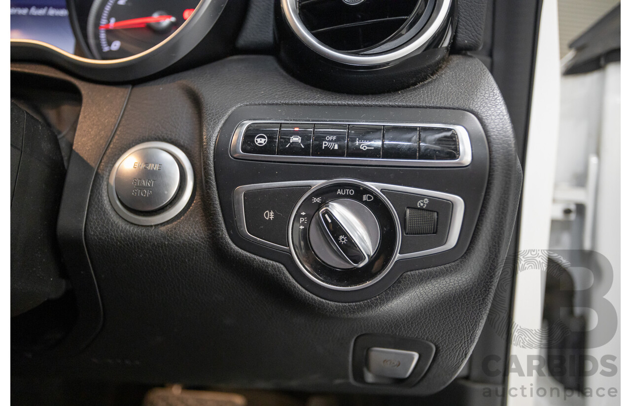 4/2016 Mercedes-Benz C250 205 MY16 4D Polar White Turbo 2.0L