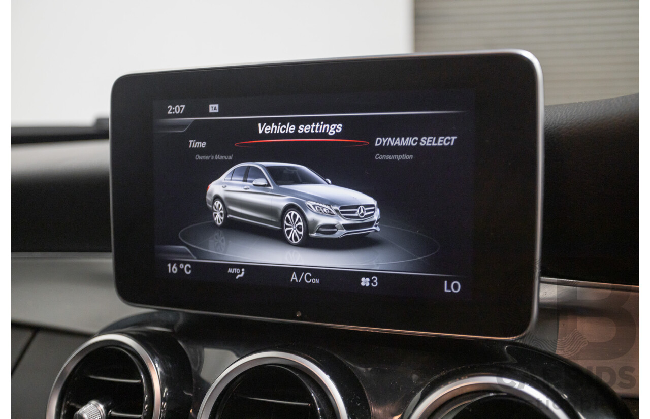 4/2016 Mercedes-Benz C250 205 MY16 4D Polar White Turbo 2.0L