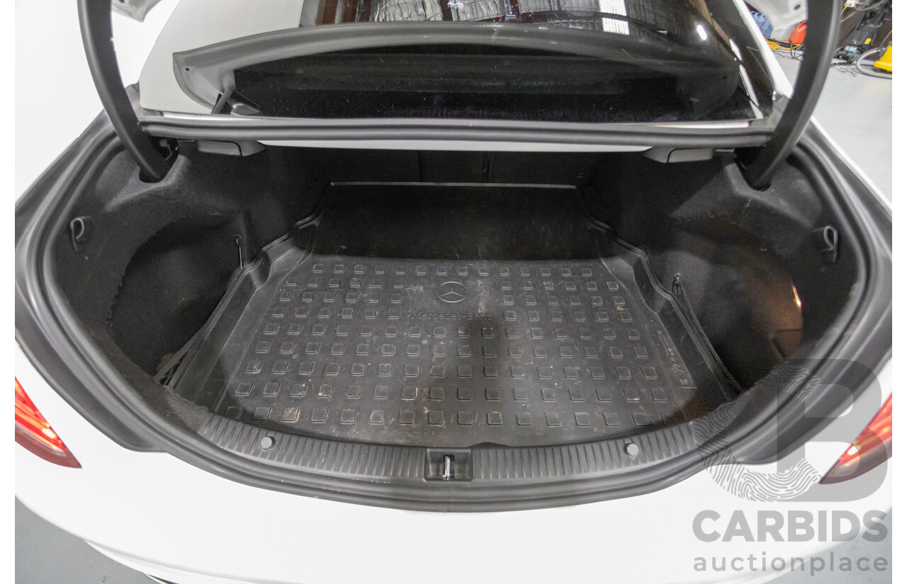 4/2016 Mercedes-Benz C250 205 MY16 4D Polar White Turbo 2.0L