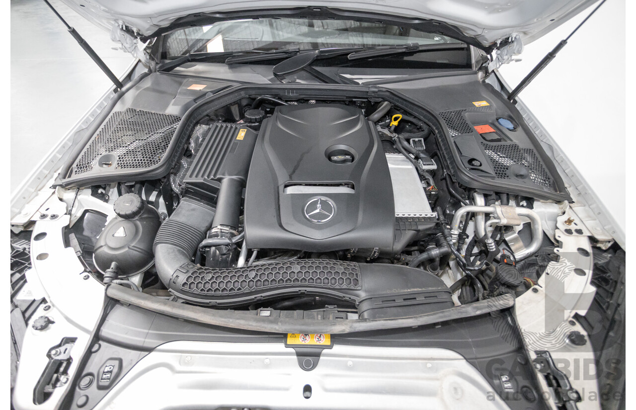 4/2016 Mercedes-Benz C250 205 MY16 4D Polar White Turbo 2.0L