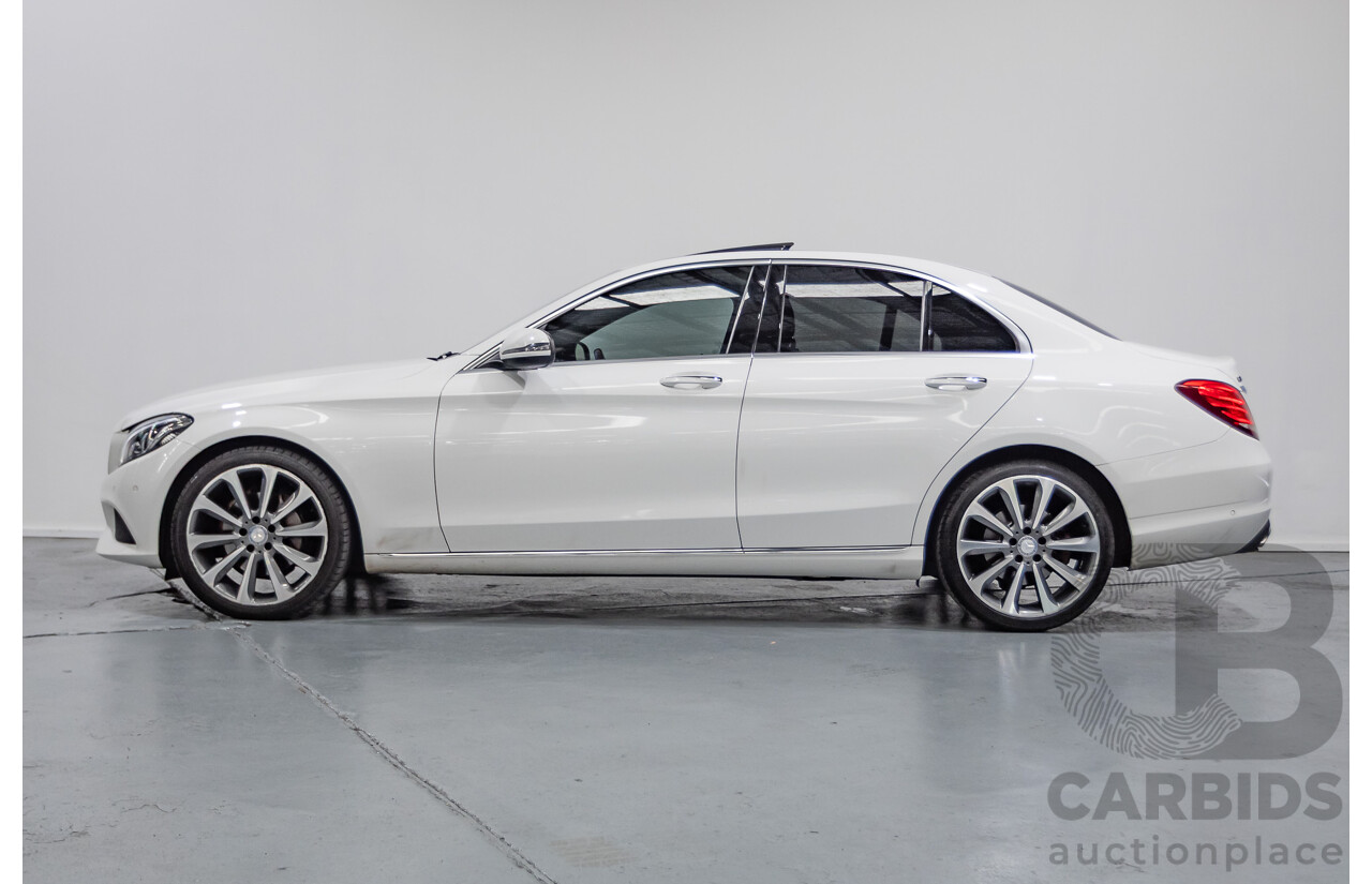 4/2016 Mercedes-Benz C250 205 MY16 4D Polar White Turbo 2.0L