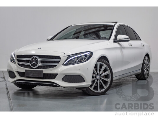 4/2016 Mercedes-Benz C250 205 MY16 4D Polar White Turbo 2.0L