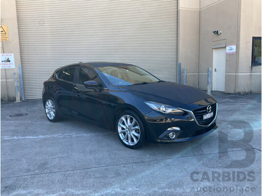 4/2015 Mazda Mazda3 SP25 GT BM 5d Hatchback Black 2.5L
