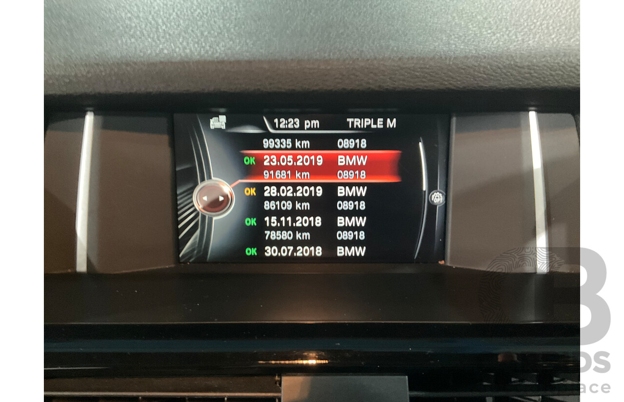 09/2015 BMW X3 xDrive20i M Sport (AWD) F25 MY15 4d Wagon Space Grey Metallic Turbo 2.0L