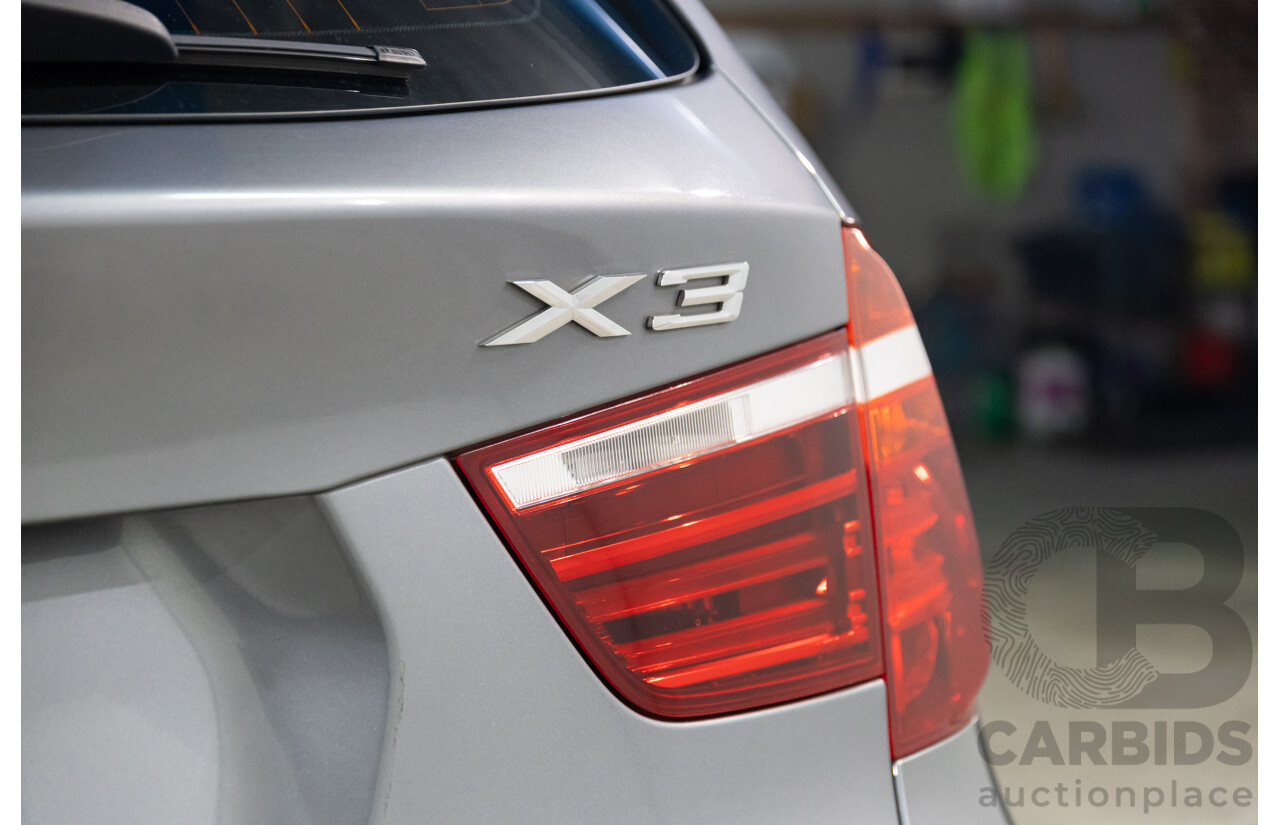 09/2015 BMW X3 xDrive20i M Sport (AWD) F25 MY15 4d Wagon Space Grey Metallic Turbo 2.0L
